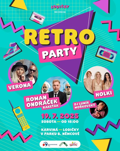 Retro párty na Lodičkách 2025